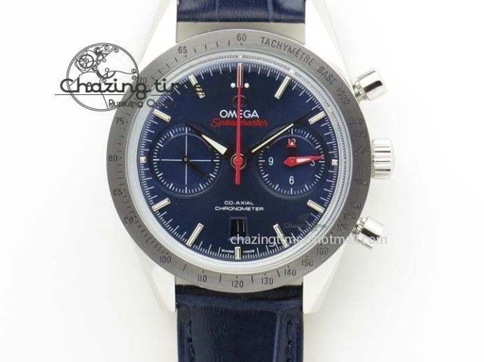 1225 ComfortFit Speedmaster SS “Speedy Tuesday” OMF Best Edition Black Dial on SS Bracelet Manual Winding Chrono Movement 7994